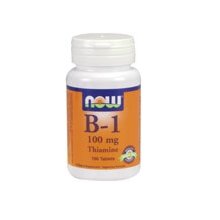 Now Foods Vitamin B-1 (thiamine), 100 comprimés 100mg / (Pack de 2)