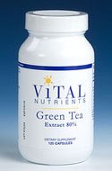 Nutriments essentiels verts catéchines extrait de thé 80% 275mg 120 Capsules