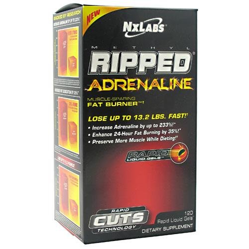 NxLabs Methyl Ripped Muscle Adrenaline-Sparing Fat Burner - 120 Rapid Liquid