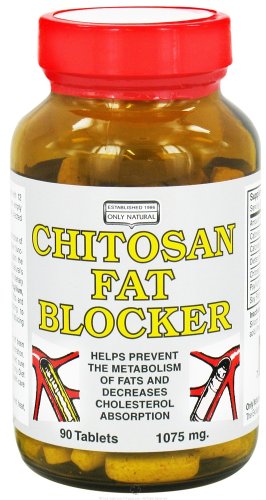 Only Natural Chitosan Fat Blocker, 1075 Mg 90-Count