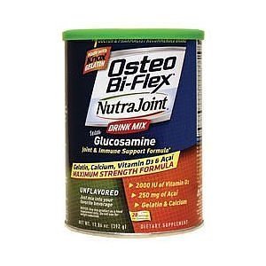 Osteo Bi-Flex Mix Drink Nutra mixte, avec Glucosamine Joint Support Formula & immunitaire, Unflavored, 13,86 oz