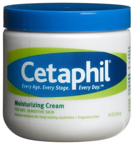 Parfum Crème hydratante Cetaphil gratuit, 16-Ounce Jars (Pack de 2)