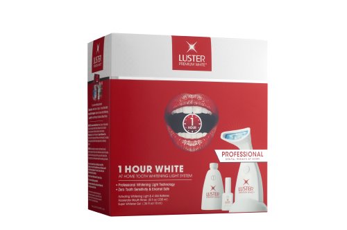 Premium Luster Blanc Système de blanchiment dentaire, 1 heure a la maison
