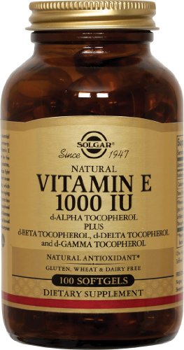 Solgar Vitamine E 1000 UI mixte 100SG [Santé et Beauté]