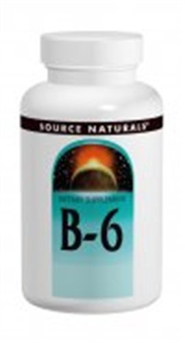Source Naturals - Communiqué B-6/Timed, 500 mg, 100 comprimés