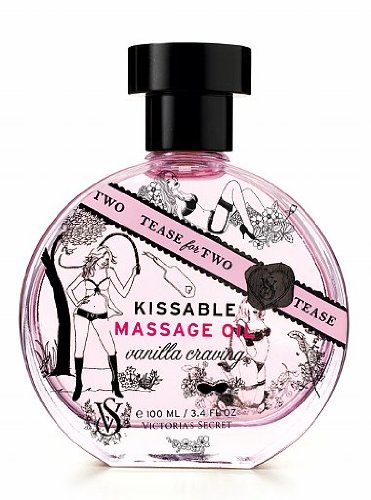 Tease Victoria Secret pour deux Huile de massage Kissable - Envie de vanille
