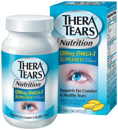 Thera larmes nutrition, capsules 1200mg Supplément oméga-3, 90-Count