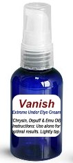 Vanish Extreme Sous Crème contour des yeux pour les cernes et les poches Par Beauté Watts - Pompe 1 oz
