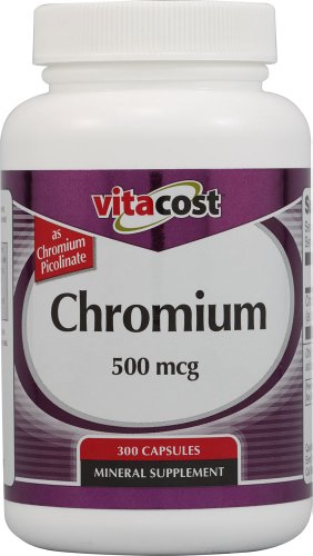 Vitacost picolinate de chrome - 500 mcg - 300 Comprimés
