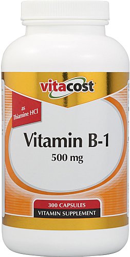 Vitacost vitamine B-1 - 500 mg - 300 Capsules