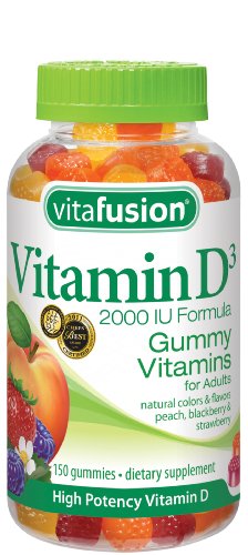 Vitafusion vitamine vitamines D3 Gummy, 150 Count