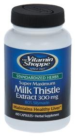 Vitamin Shoppe - Extrait de chardon-Marie, 300 mg, 100 capsules