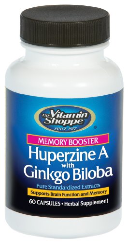 Vitamin Shoppe - Huperzine AW / Ginkgo Biloba, 60 capsules