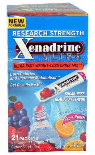 Xenadrine Ultra rapide New Weight Loss-Fruit Punch - 21 paquet (s)
