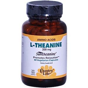 Country Life L-théanine, 200 mg, 60-Count