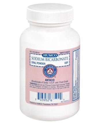 De sodium bicarbonate de Humco poudre orale USP - 1 lb