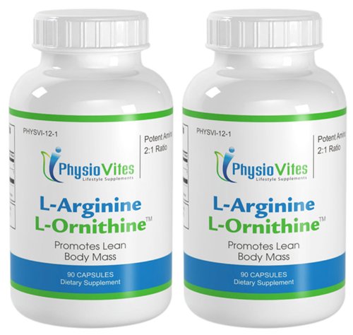 Fat Burner L-Arginine - L-ornithine Liquid Lean Body Mass PhysioVites acides aminés Fat Burner 180 capsules 2 Bouteilles