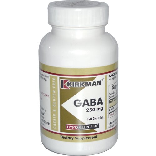 GABA, 250 mg, 120 Capsules