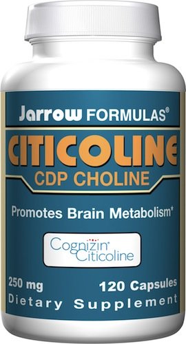 Jarrow Formulas Citicoline, CDP Choline, 250 mg, 120 comte