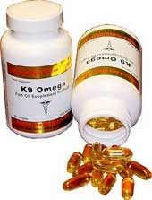 K9 Omega supplément d'huile de poisson pour chiens - 60 gélules