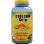 La nature de la vie - islandais Kelp-iode, 225mcg, 1000 comprimés