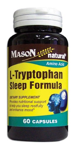 Mason Vitamines L-tryptophane Capsules Formule Sommeil, 60-Count Bottle