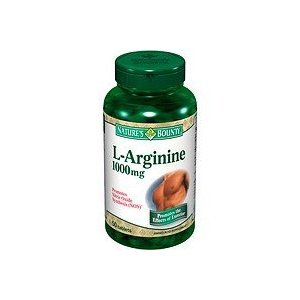 Nature Bounty L-Arginine 1000mg Tablets, 50-Count