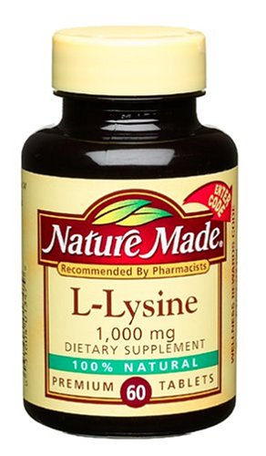 Nature Made L-Lysine 1000 mg, 60 comprimés (lot de 3)
