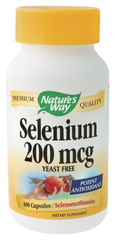 Nature Way - Sélénium, 200 mcg, 100 capsules