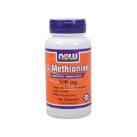 NOW Foods L-Méthionine 500 Caps mg, 100 ct