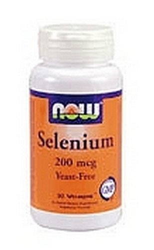 NOW Foods Selenium 200mcg, 90 VCaps (Pack de 3)