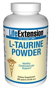Poudre taurine Life Extension - 300 g - Poudre