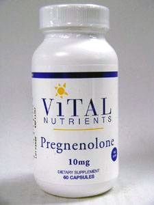 Prégnénolone 10 mg 60 capsules (Nutr Vital.)