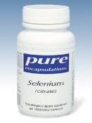 Pure Encapsulations Sélénium (citrate) 200 mcg - 180 gélules