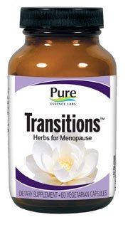 Pure Essence Labs - Transitions - Herbes pour la ménopause - 60 Capsules