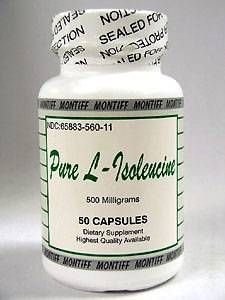 Pures L-Isoleucine 500 mg 50 capsules par Montiff