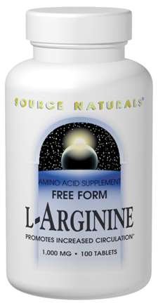 Source Naturals L-Arginine 1000mg 100 Tab