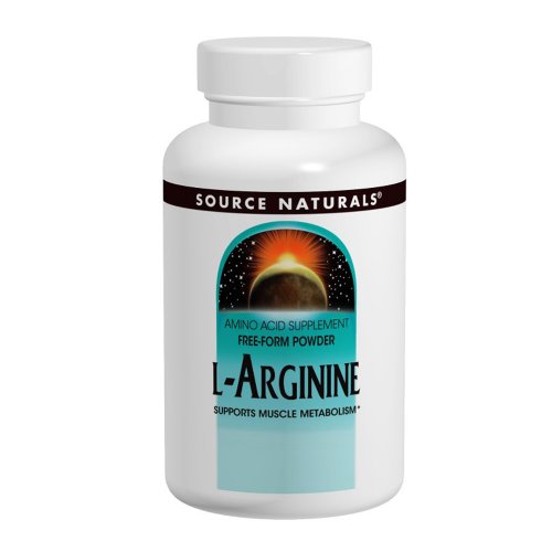 Source Naturals L-Arginine 500mg, 50 comprimés (Pack de 2)