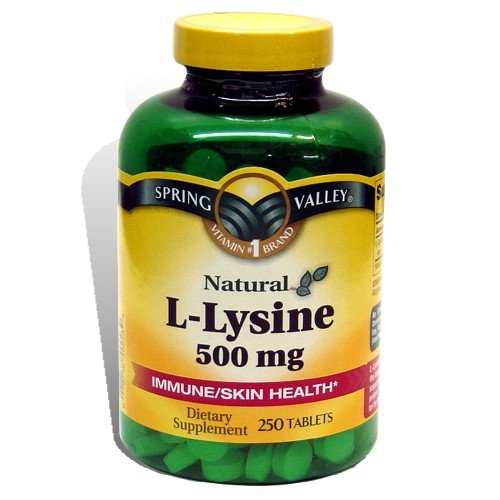 Spring Valley: Complément alimentaire L-Lysine, 250 ct