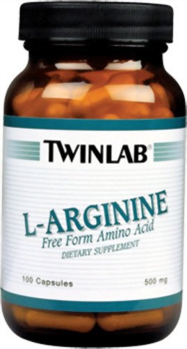 Twinlab L-Arginine 500mg, 100 Capsules (pack de 3)