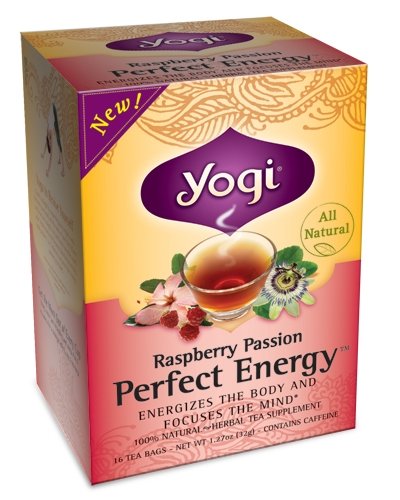 Yogi l'énergie Framboise Passion Parfait, 1,12 once paquets (paquet de 6)