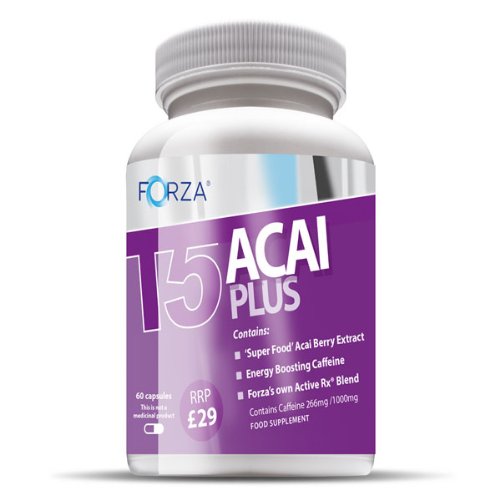FORZA ® T5 Acai plus Fat Burners thermogéniques pilules amincissantes & Diet Weight Loss Supplements coupe-faim (60x550mg Capsules)
