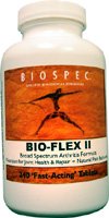 Bio-Flex II (240 comprimés) La formule complète pour les douleurs articulaires et l'arthrite Plus un anti-inflammatoire