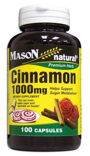 Mason naturel Cannelle 1000 mg, 100 Capsules (Pack de 4)