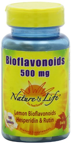 Nature de bioflavonoïdes de citron, la vie comprimés, 500 mg, 100 Count