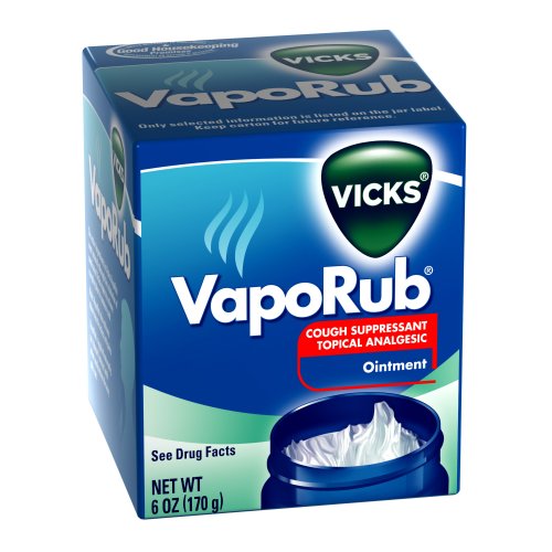 Vicks Vaporub antitussif pommade analgésique 6 Oz (Pack de 2)