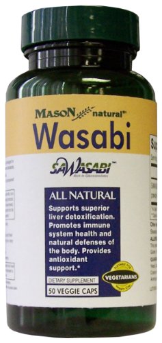 Vitamines Mason Wasabi Sawasabi, riches en glucosinolates, Veggie Caps 50-Count
