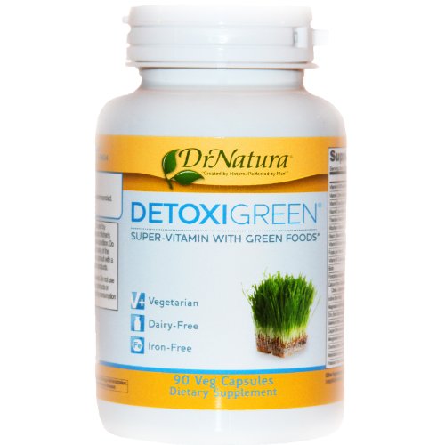 DETOXIGREEN full spectrum Multi Vitamin, Daily Detox with Antioxidant Support from Dr Natura Colonix / Toxinout