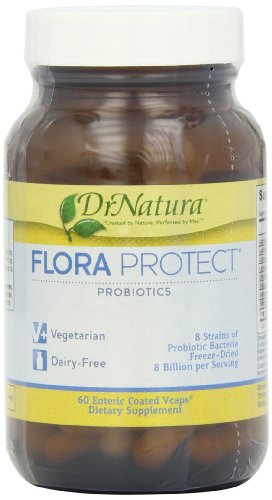 DrNatura Flora Protect Probiotics Probiotic Bacteria Supplement, 60-Vcaps Bottle