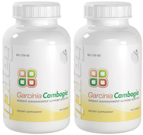 Garcinia Cambogia HCA Perdre du poids avec l'acide hydroxycitrique 800mg par portion 180 capsules 2 Bouteilles